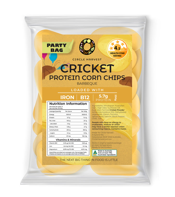 Cricket Chips Party Pack 250g Circle Harvest
