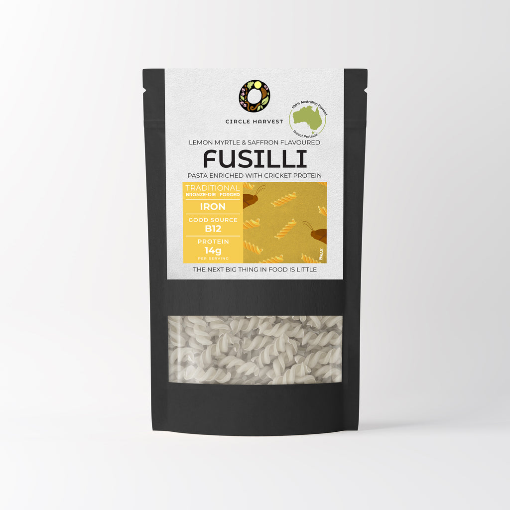 High Protein Cricket Pasta Australia Clean Protein Circle Harvest