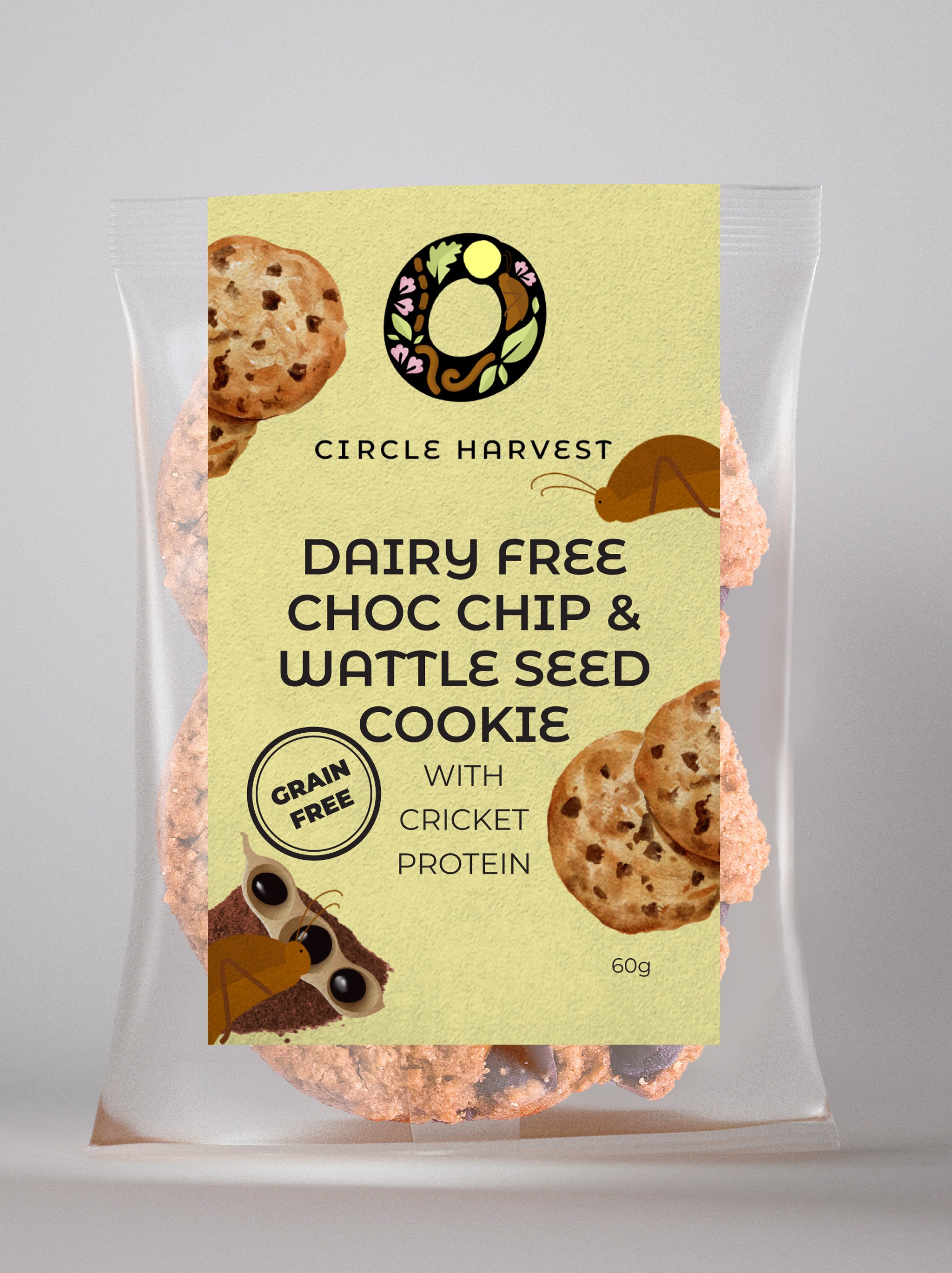 Choc Chip and Wattle Seed Cookie Twin Pack